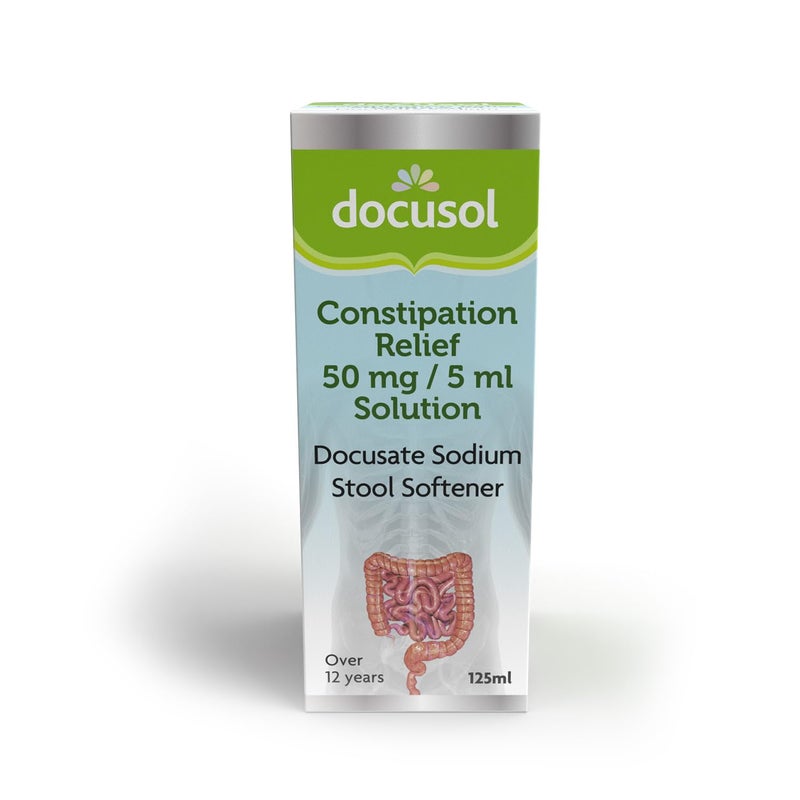Docusol Constipation Relief 50mg/5ml Solution - Image 1